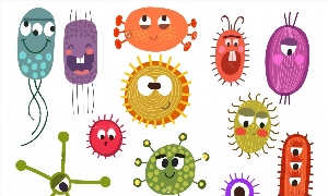 Микробы рисунки для детей
