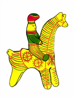 Филимоновская лошадка раскраска