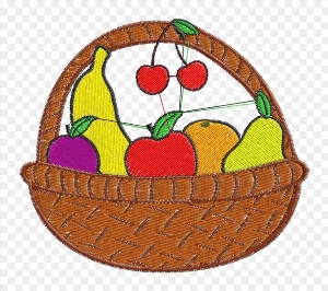 Как нарисовать корзину с фруктами