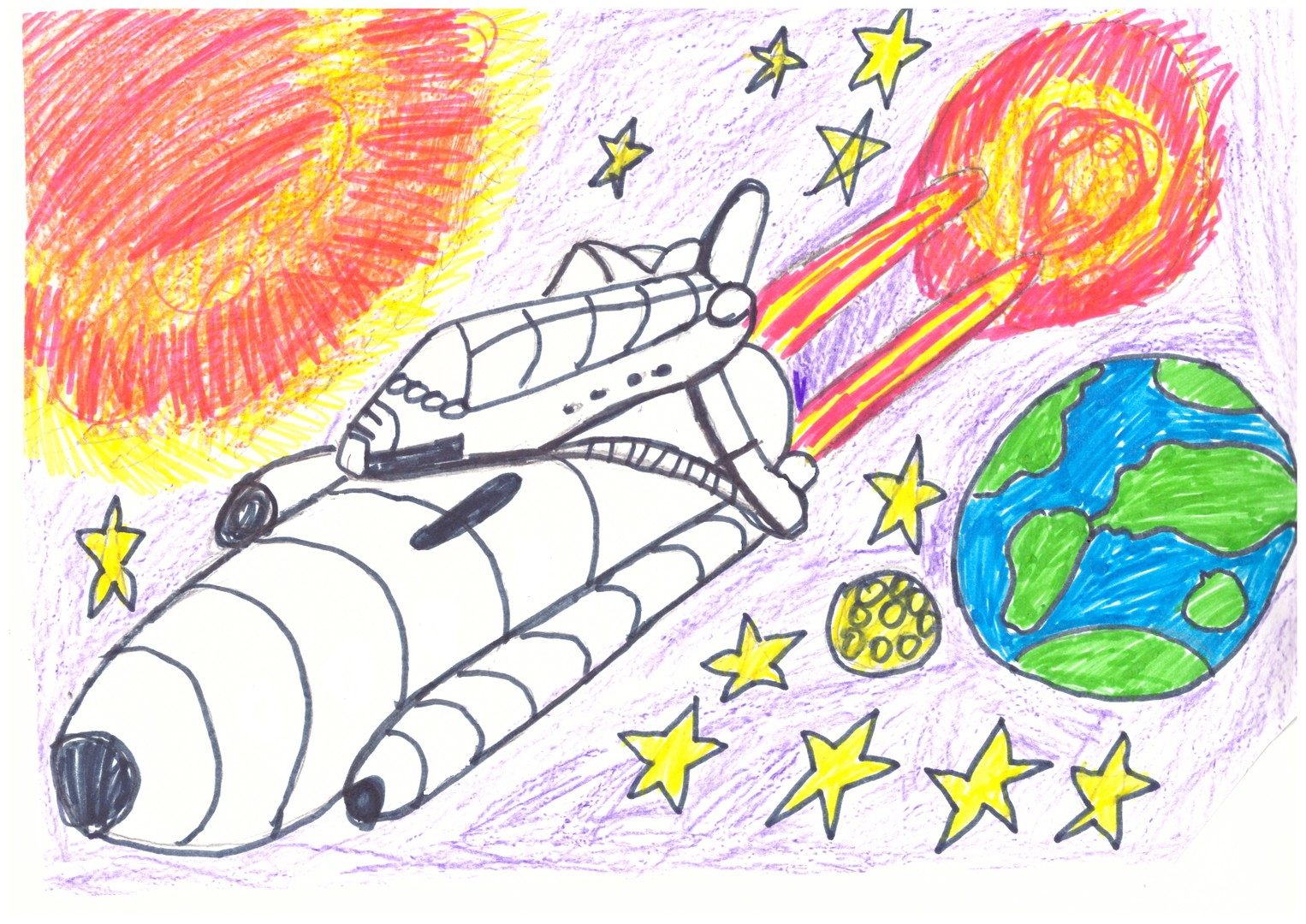 Рисунок ко дню космонавтики легкий и красивый. Рисунок на тему космос. Рисунок на космическую тему. Рисунок космонавтики. Рисунки на тему космос легкие.