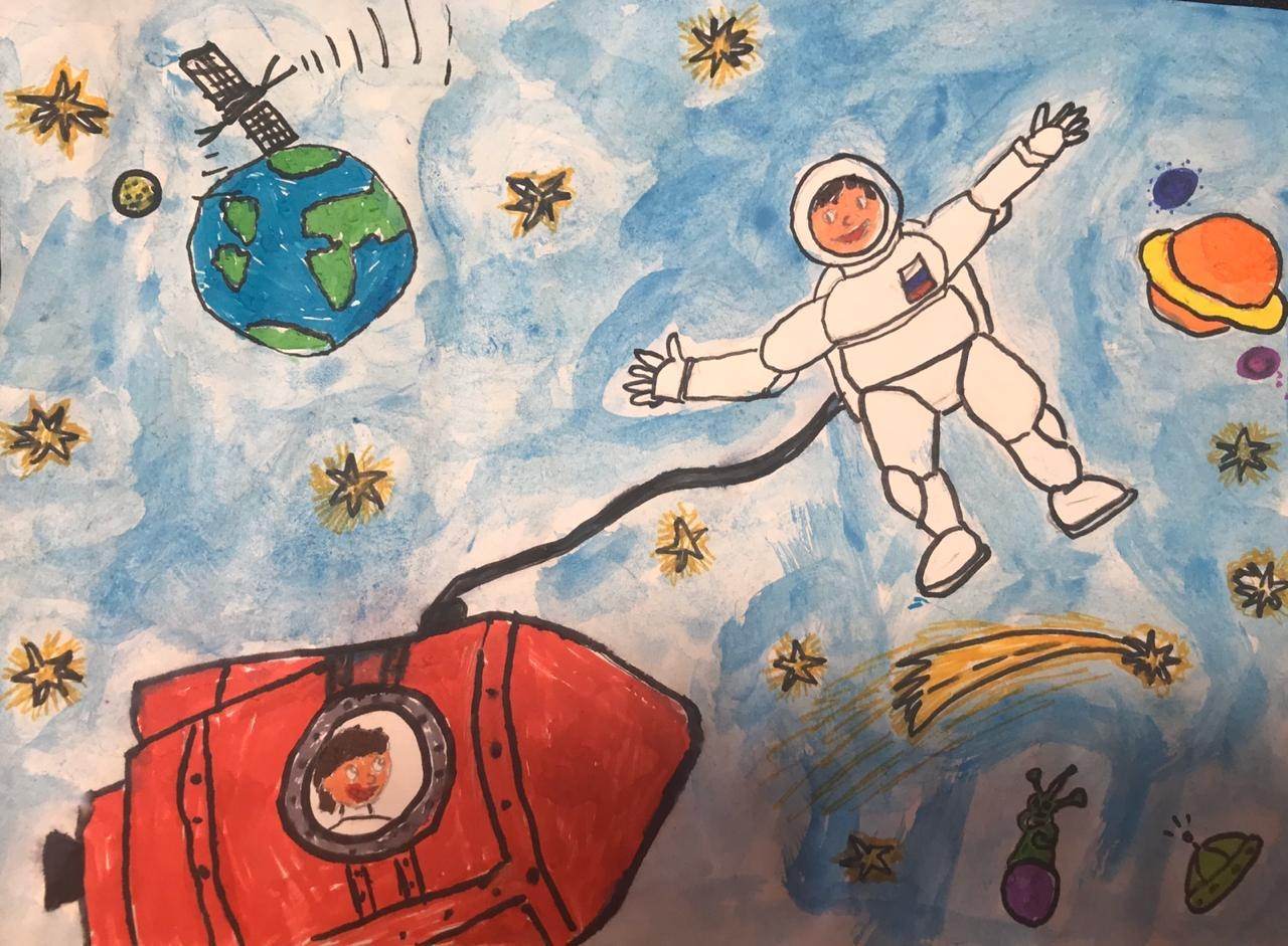 Единый урок день космонавтики 2024. Рисунок ко Дню космонавтики. Конкурс рисунков ко Дню космонавтики. Рисование ко Дню космонавтики. Детские рисунки ко Дню космонавтики.