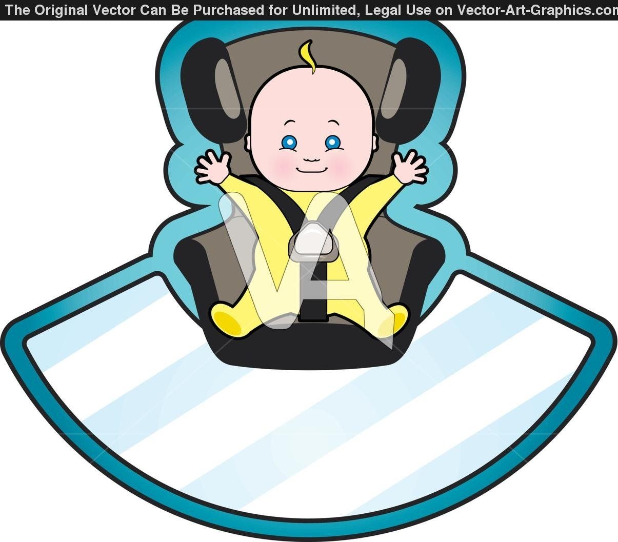 Автомобильное кресло мультяшное для детей