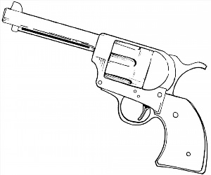 Револьвер для срисовки