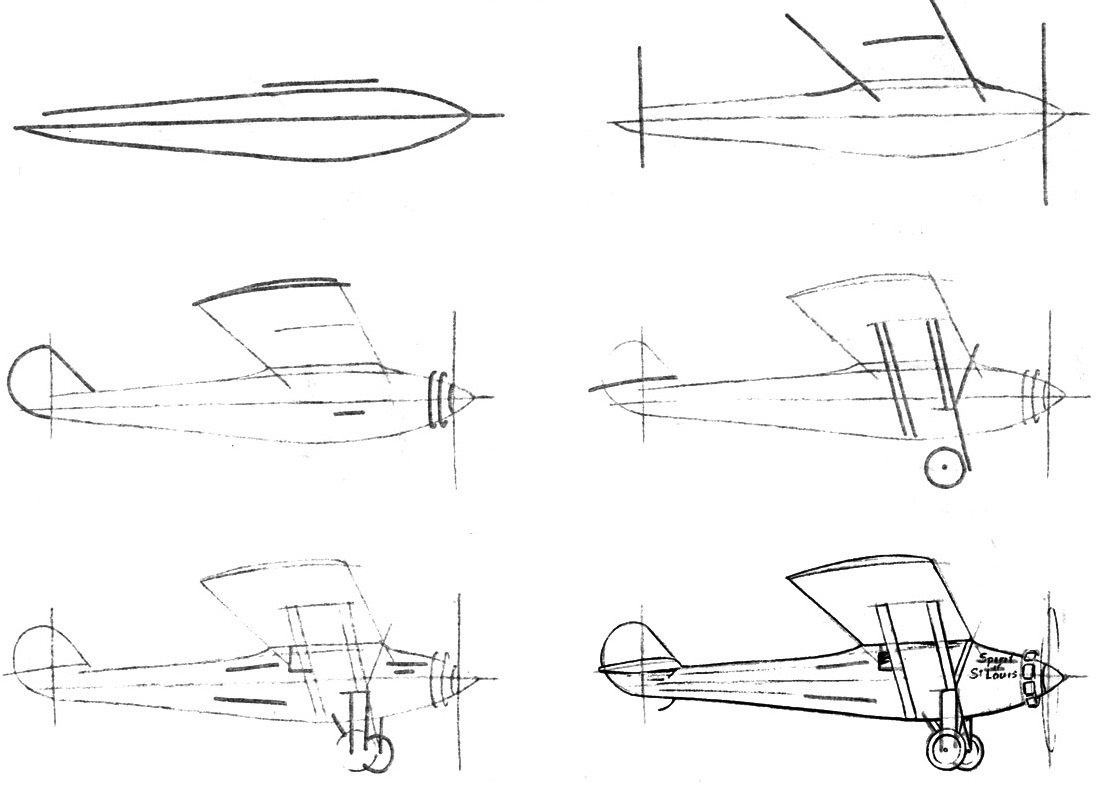 Как нарисовать аэроплан