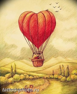 Воздушный шар рисунок для срисовки