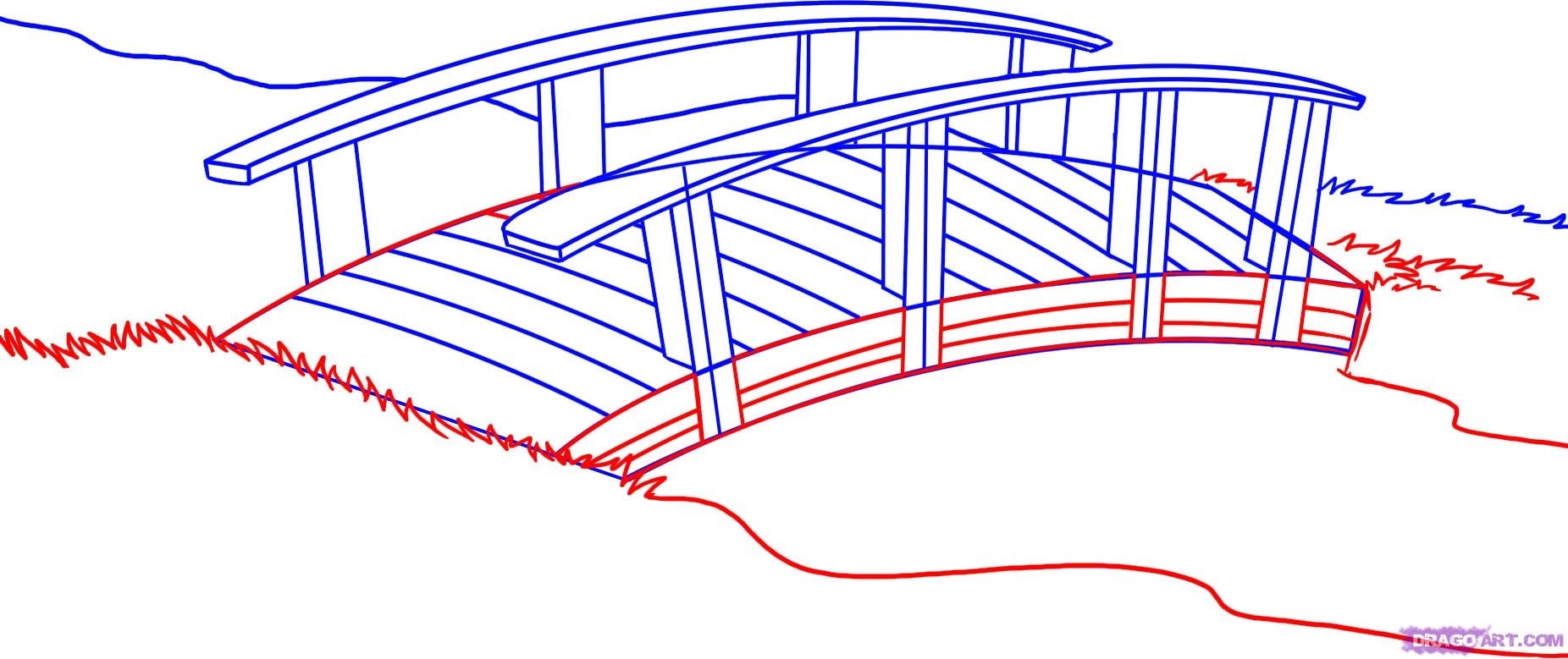 Мостик рисунок для детей