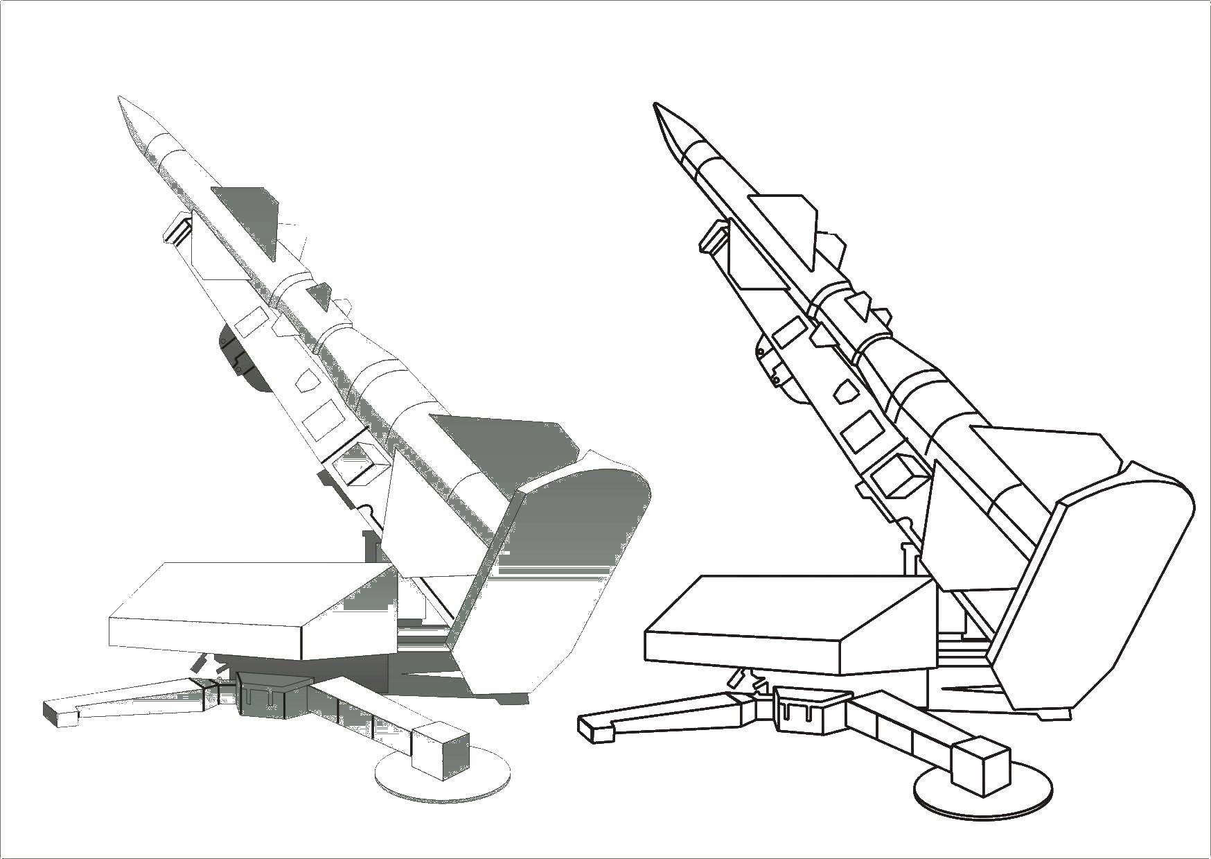 Установка рисунок. С-75 зенитно ракетный комплекс чертежи. Раскраска военначяракета. Военная ракета раскраска. Ракета Боевая раскраска.