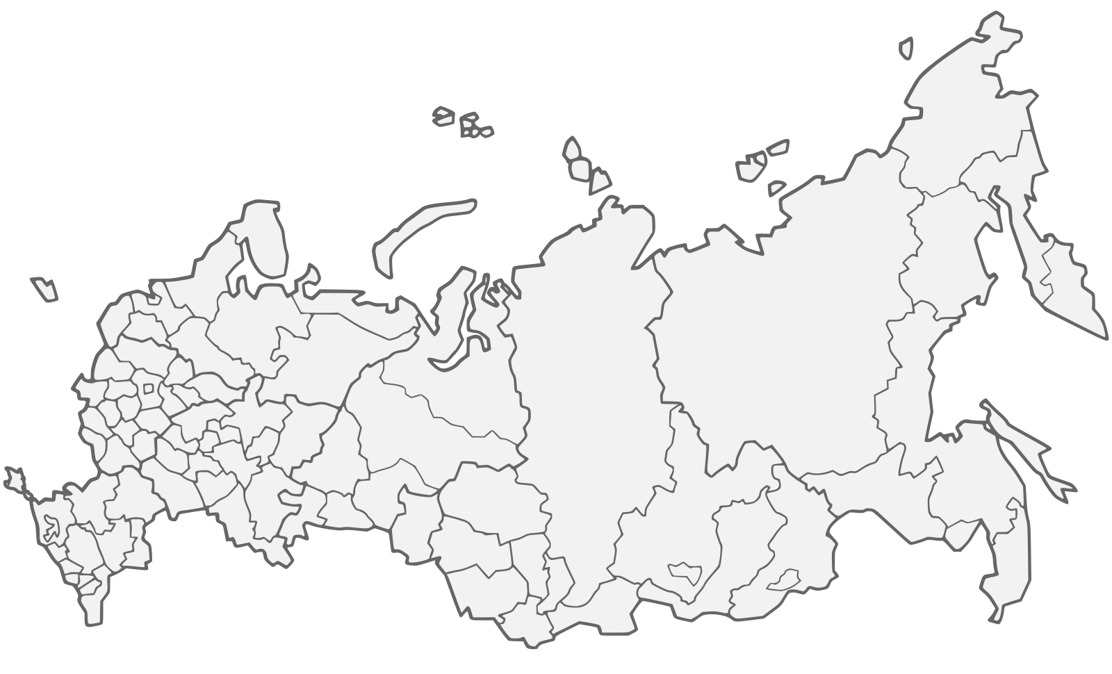 Карта россии для школьника