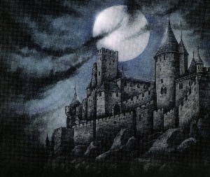 Замок дракулы рисунок