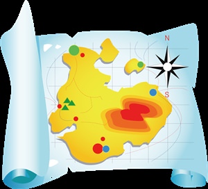 Карта рисунок для детей