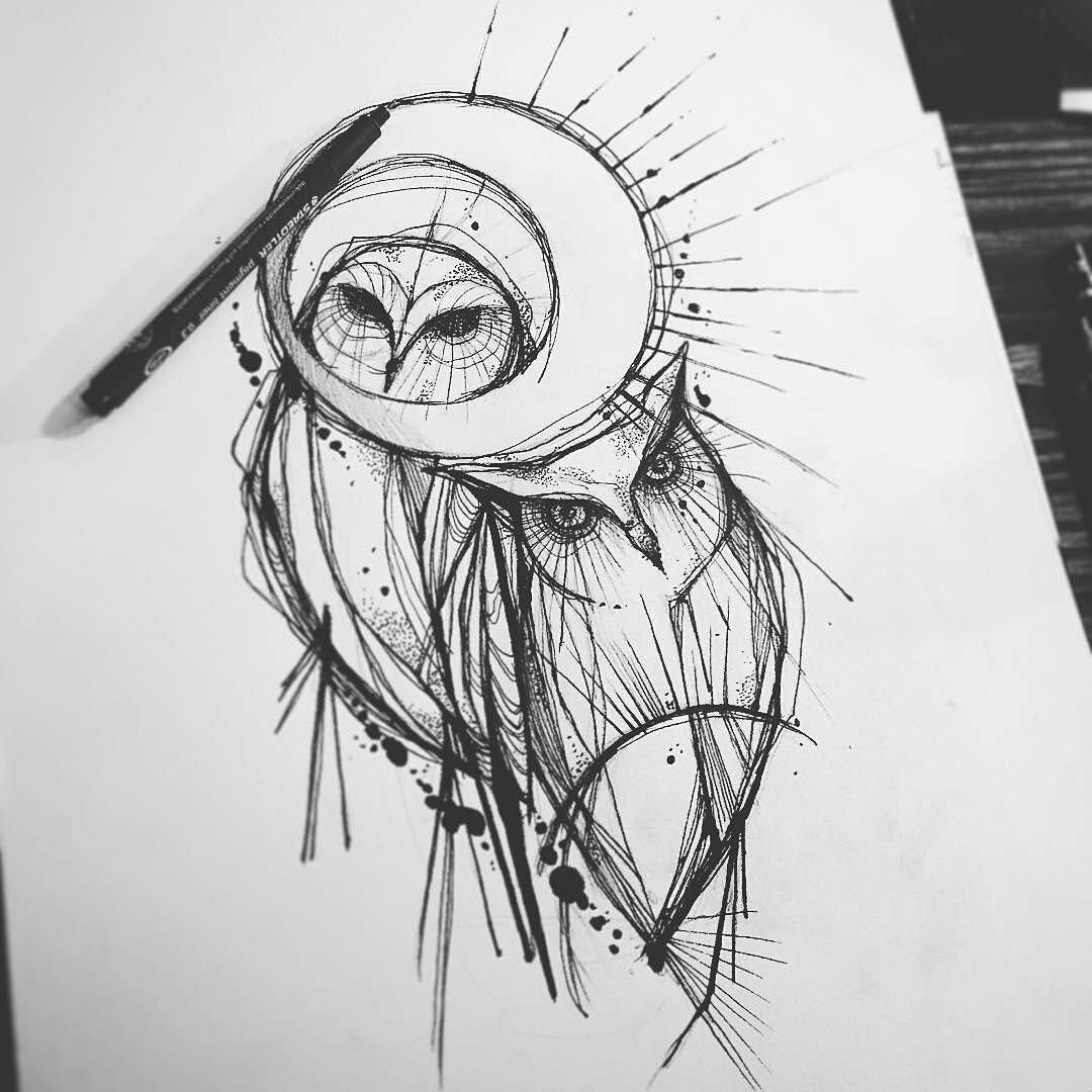 Sketch style tattoo эскизы