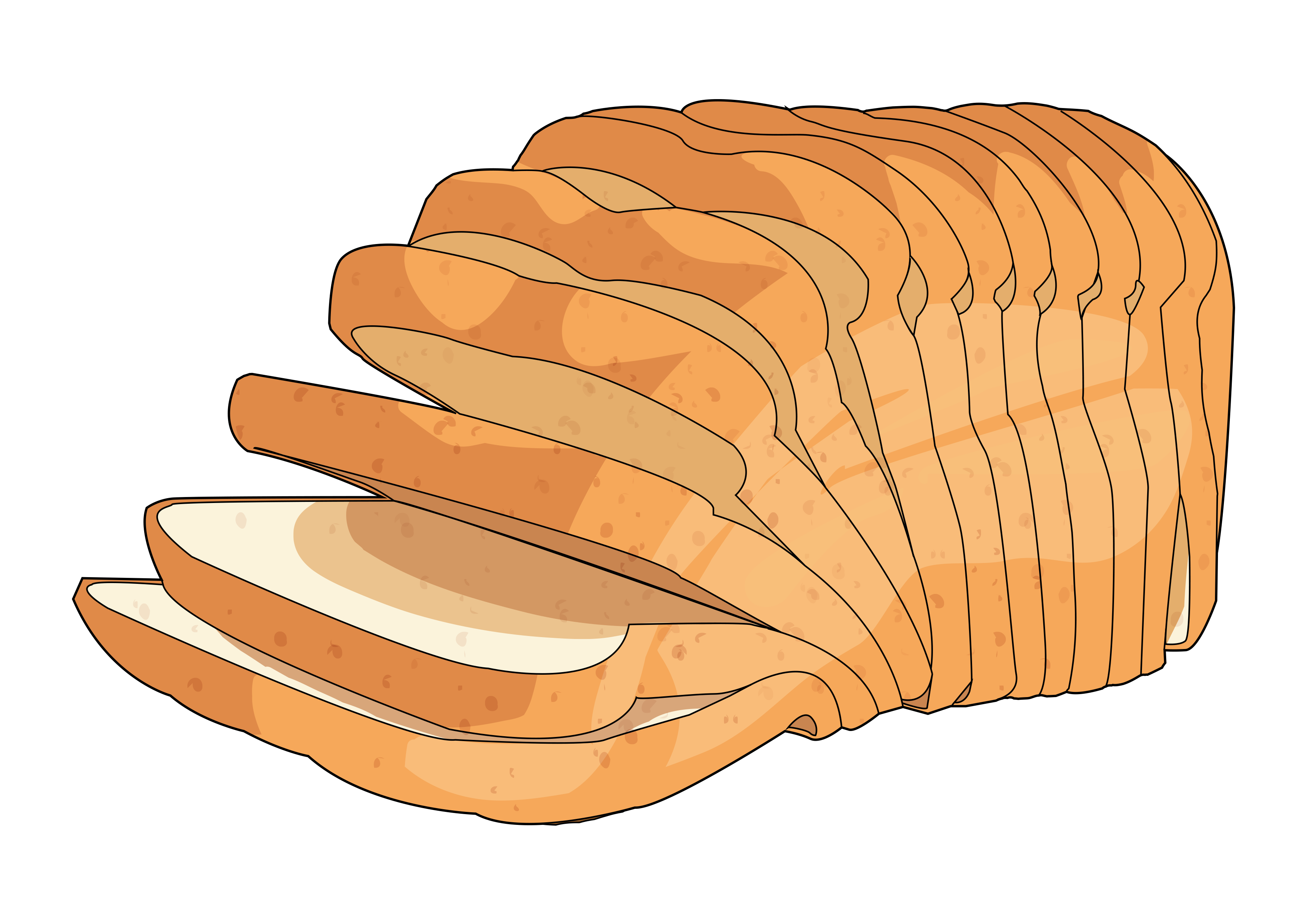 Хлеб рисунок png