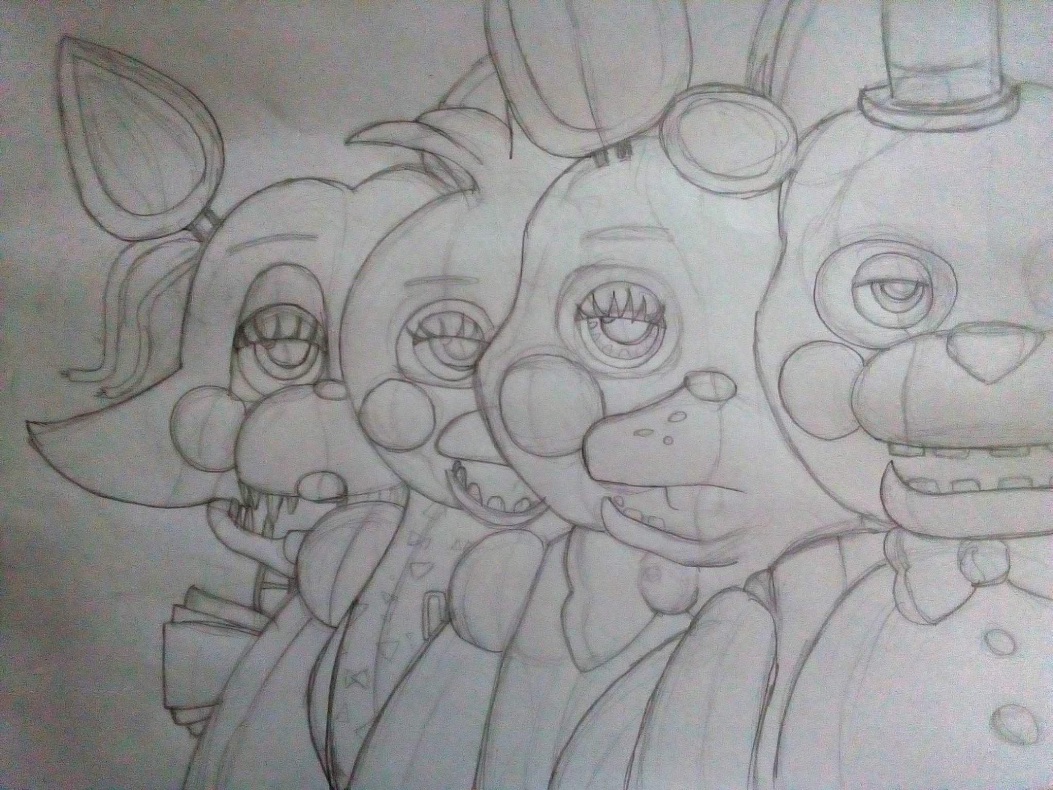 Рисовать fnaf 2