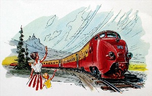 Поезд ржд рисунок