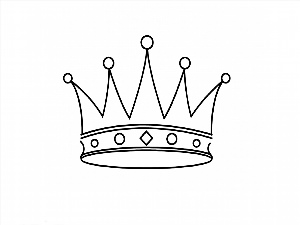 Корона эскиз простая