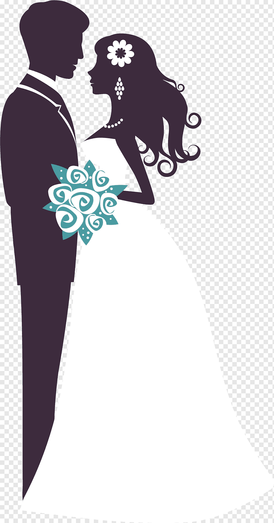 Картинка для срисовки жених и невеста