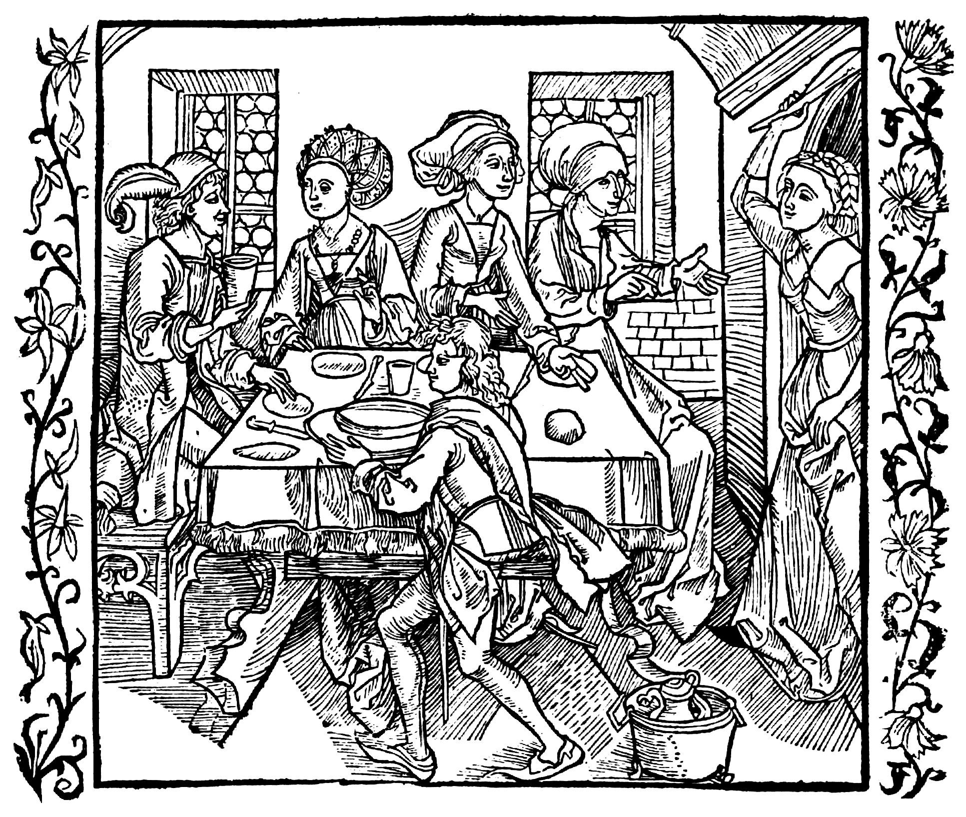 Иллюстрации 14 века. Ксилография миниатюра 16 век. Гравюры 14-15 века. Ксилография 15 век. Ксилография 15 века Германия.