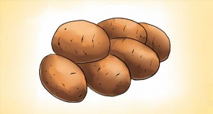 Рисунок на тему картошка