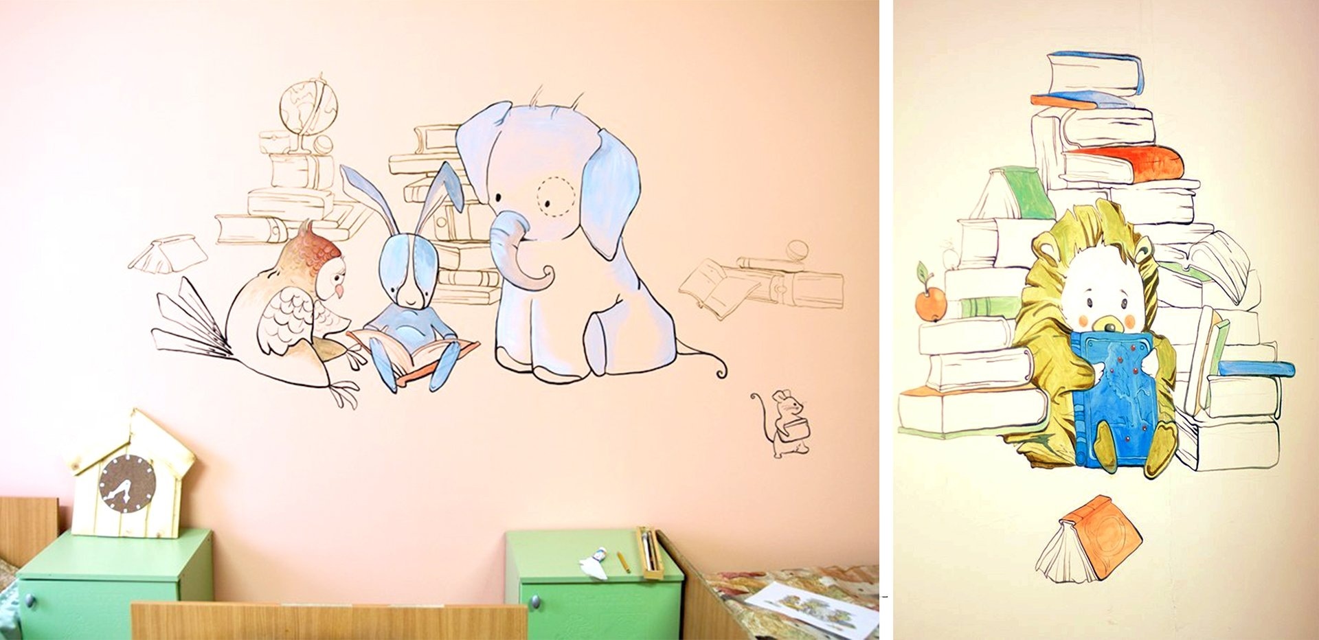 Рисунки для срисовки лёгкие на стену в комнату