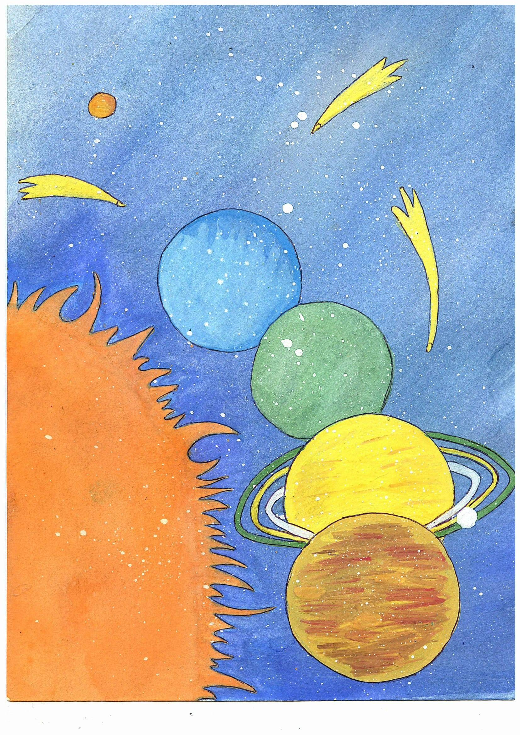 Рисунок на тему космос красками. Детские рисунки про космос. Детские рисунки на тему космос. Космос рисунок для детей. Космос красками для детей.