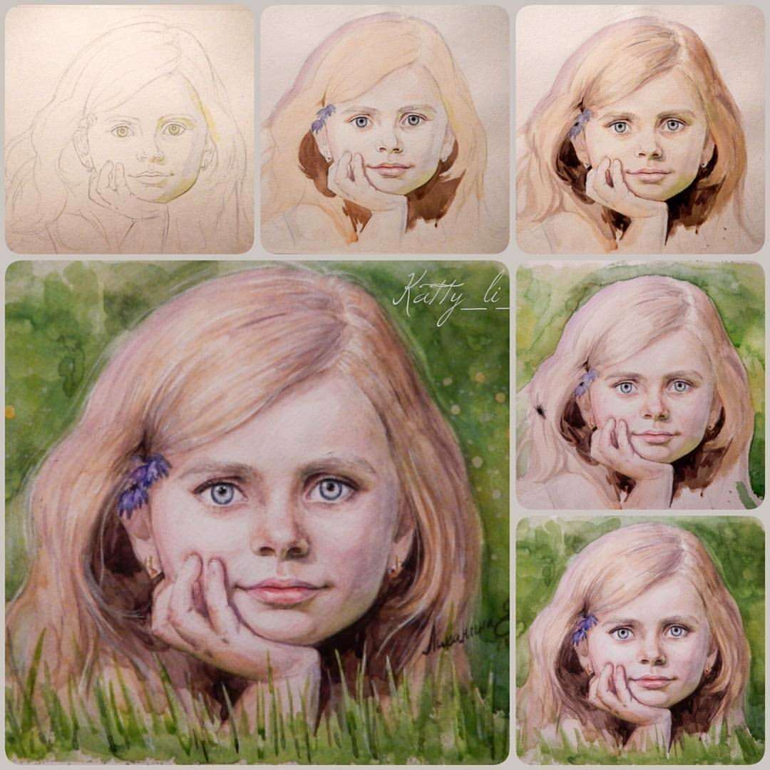 Портрет человека ребенку. Рисование портрета. Портрет человека. Рисование портрета в цвете. Техника рисования портрета.