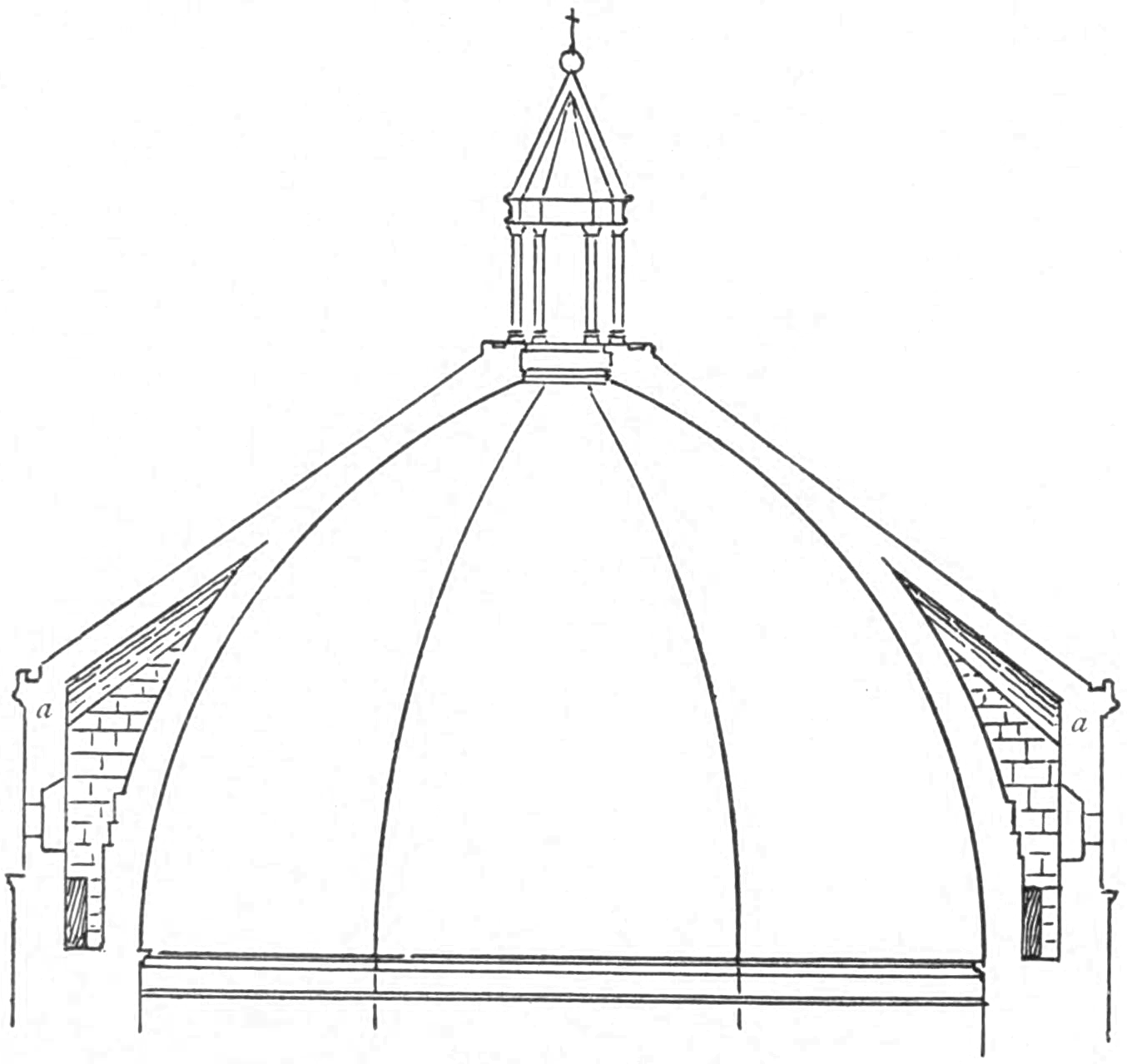 Купол храма рисунок контур