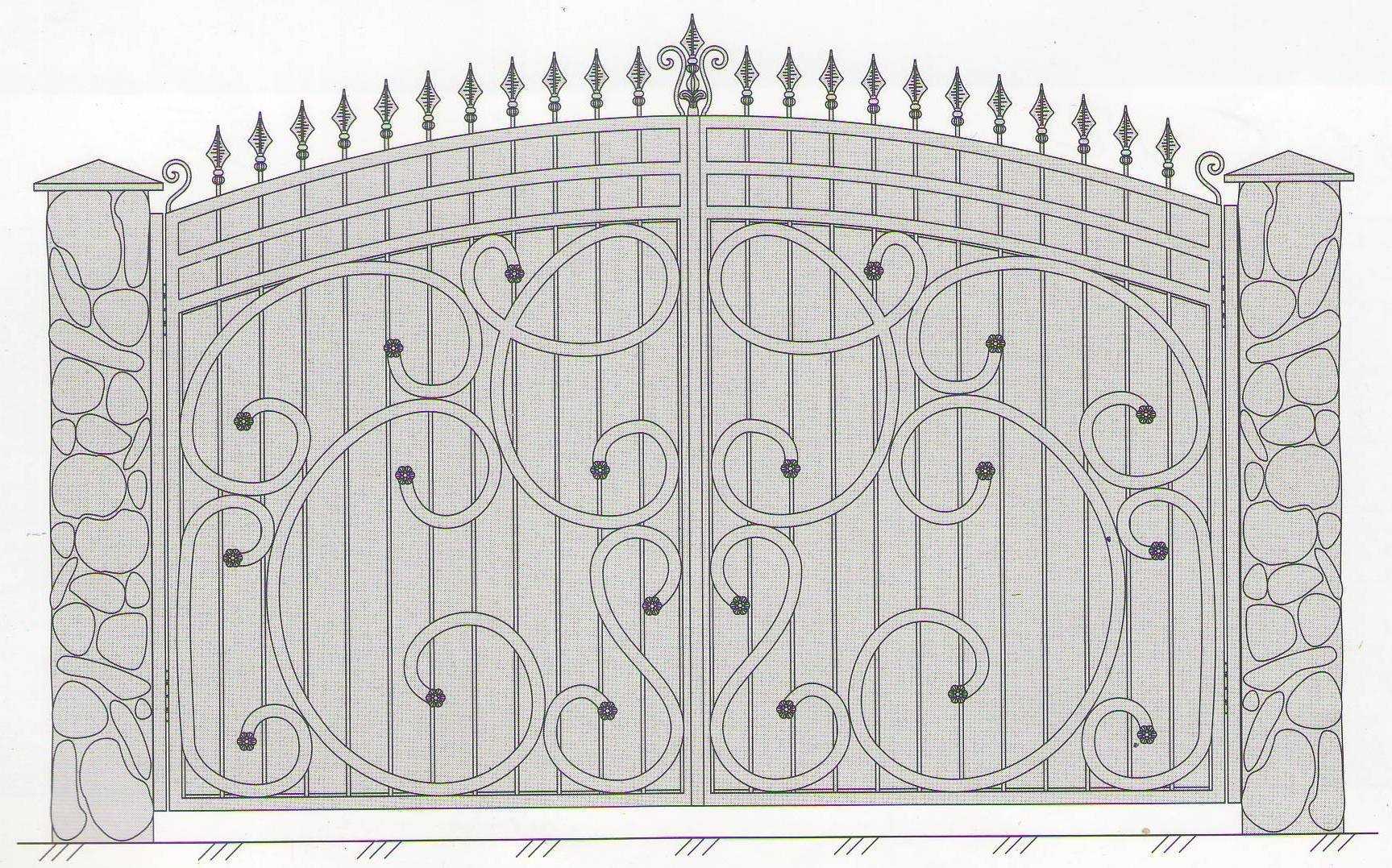 Вороты рисунки. Раскраска кованных ворот. Ворота раскраска. Ворота карандашом. Кованые ворота карандашом.