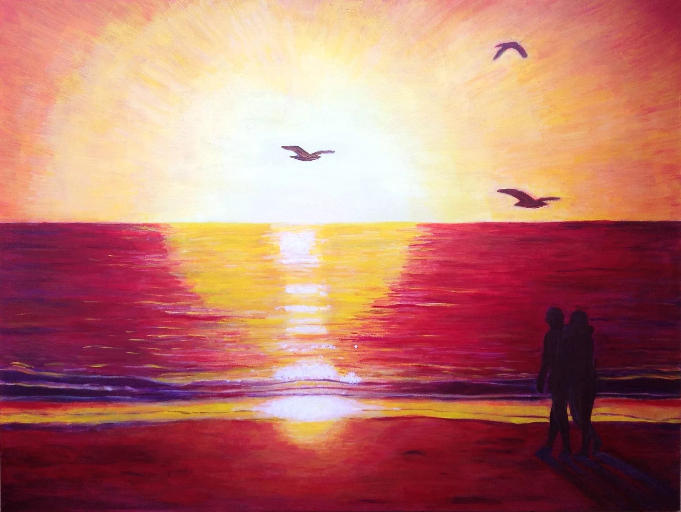Закат поэтапно. Закат на море рисунок карандашом. Романтический пейзаж легкий. Закат солнца на море рисунки. Закат на море гуашью.