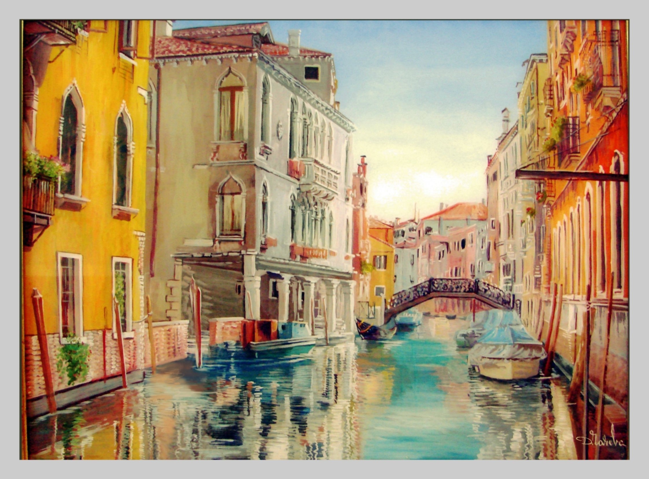 венеция рисунки