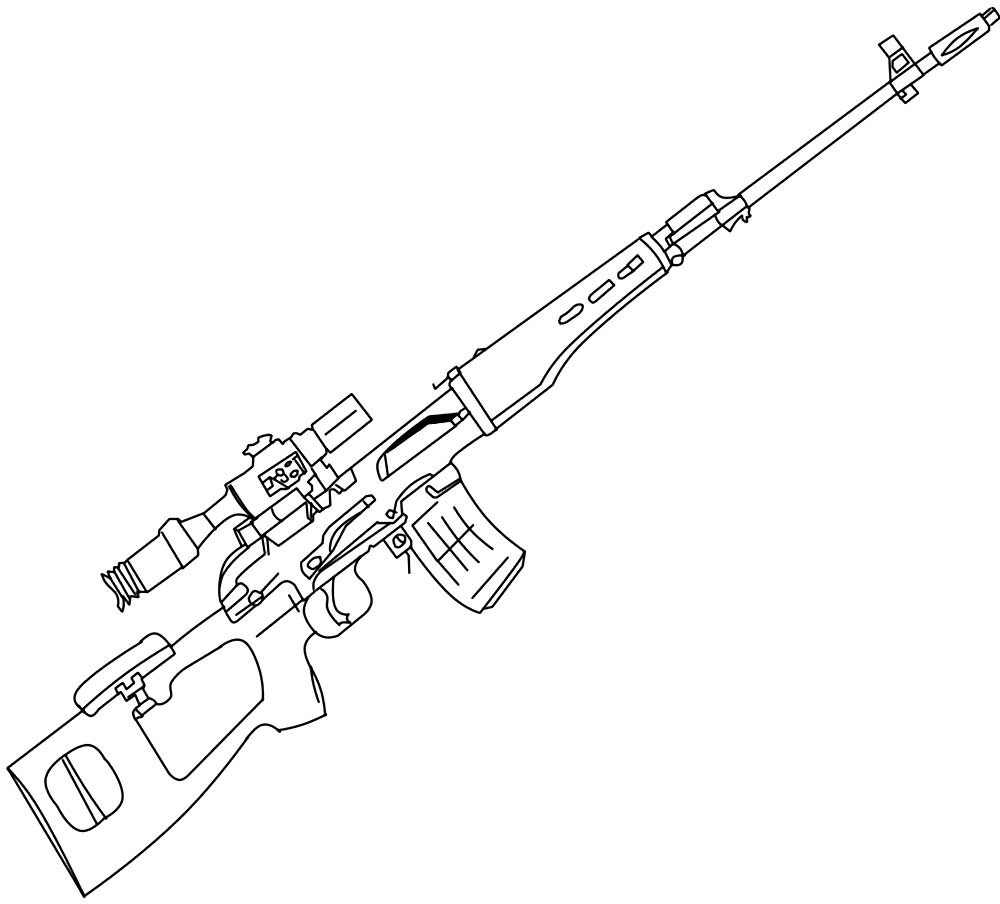 снайперская винтовка awp чертеж фото 97