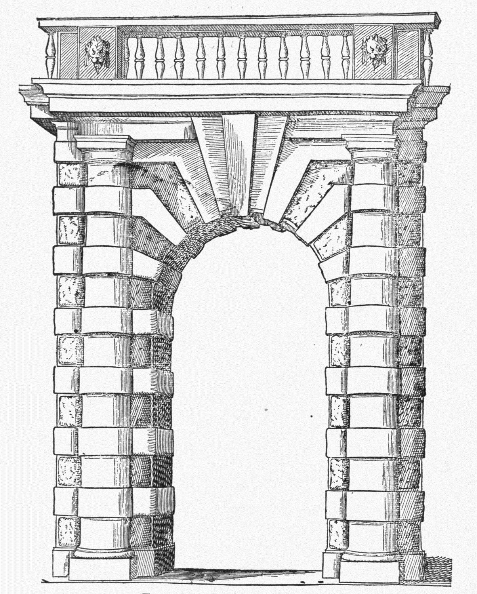 Рисунок старая арка