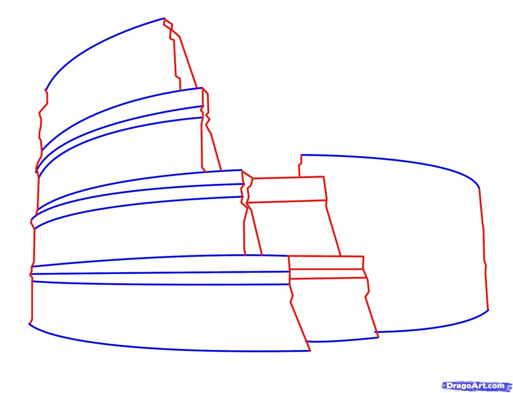 Колизей как нарисовать просто