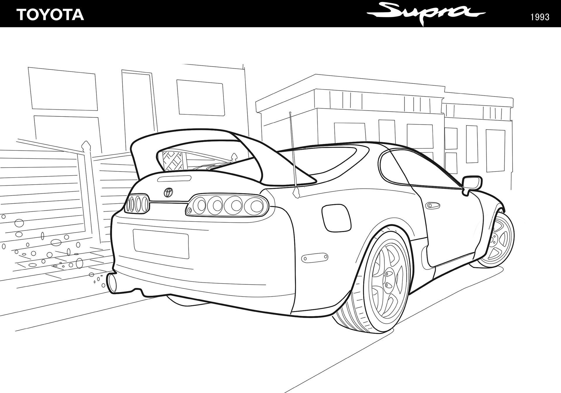Тойота супра раскраска распечатать. Раскраска Toyota Supra a80. Тойота Супра разукрашка. Супра 2022 Тойота раскраски. Раскраски машины Тойота Супра.