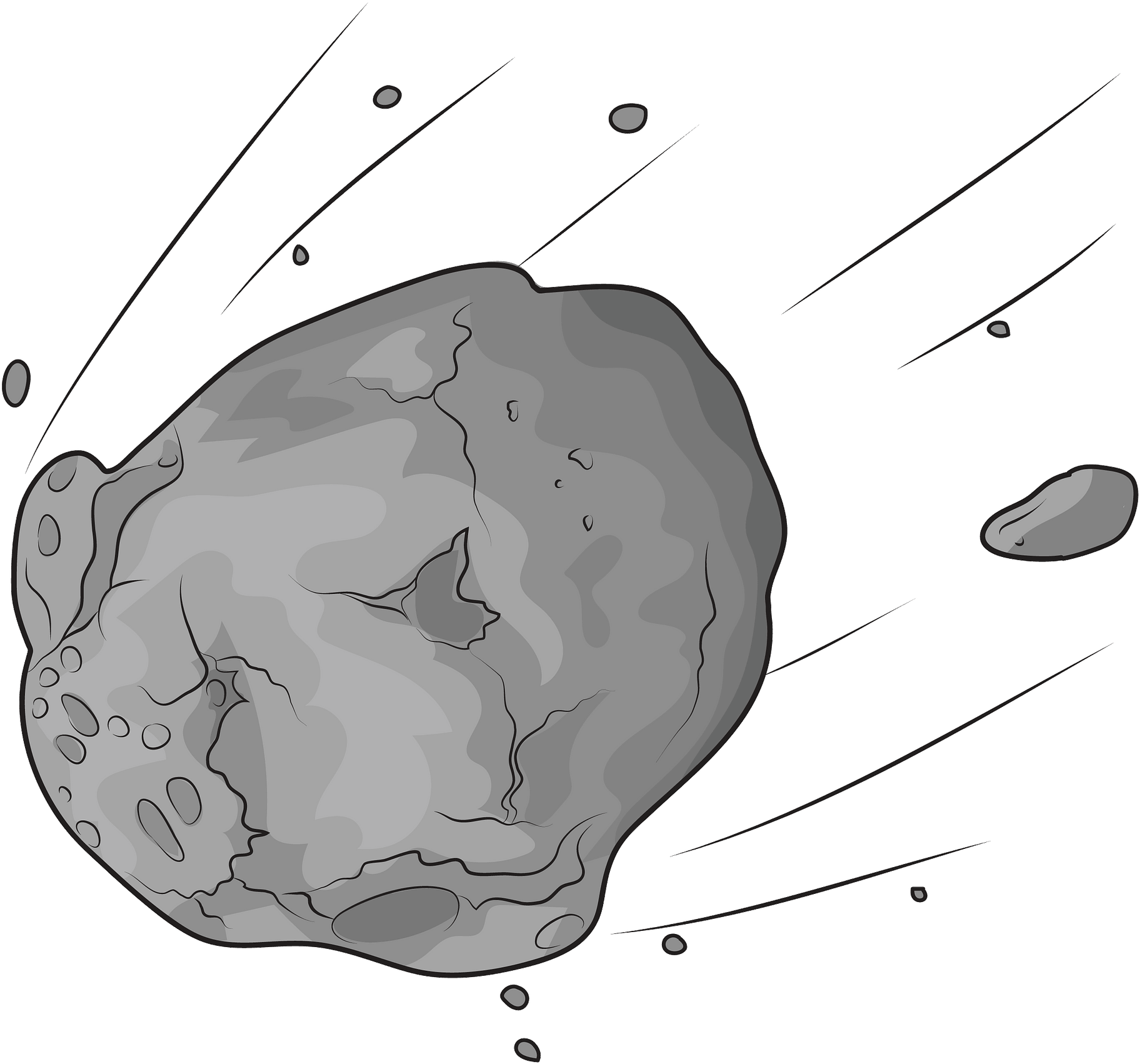 Метеорит детский рисунок