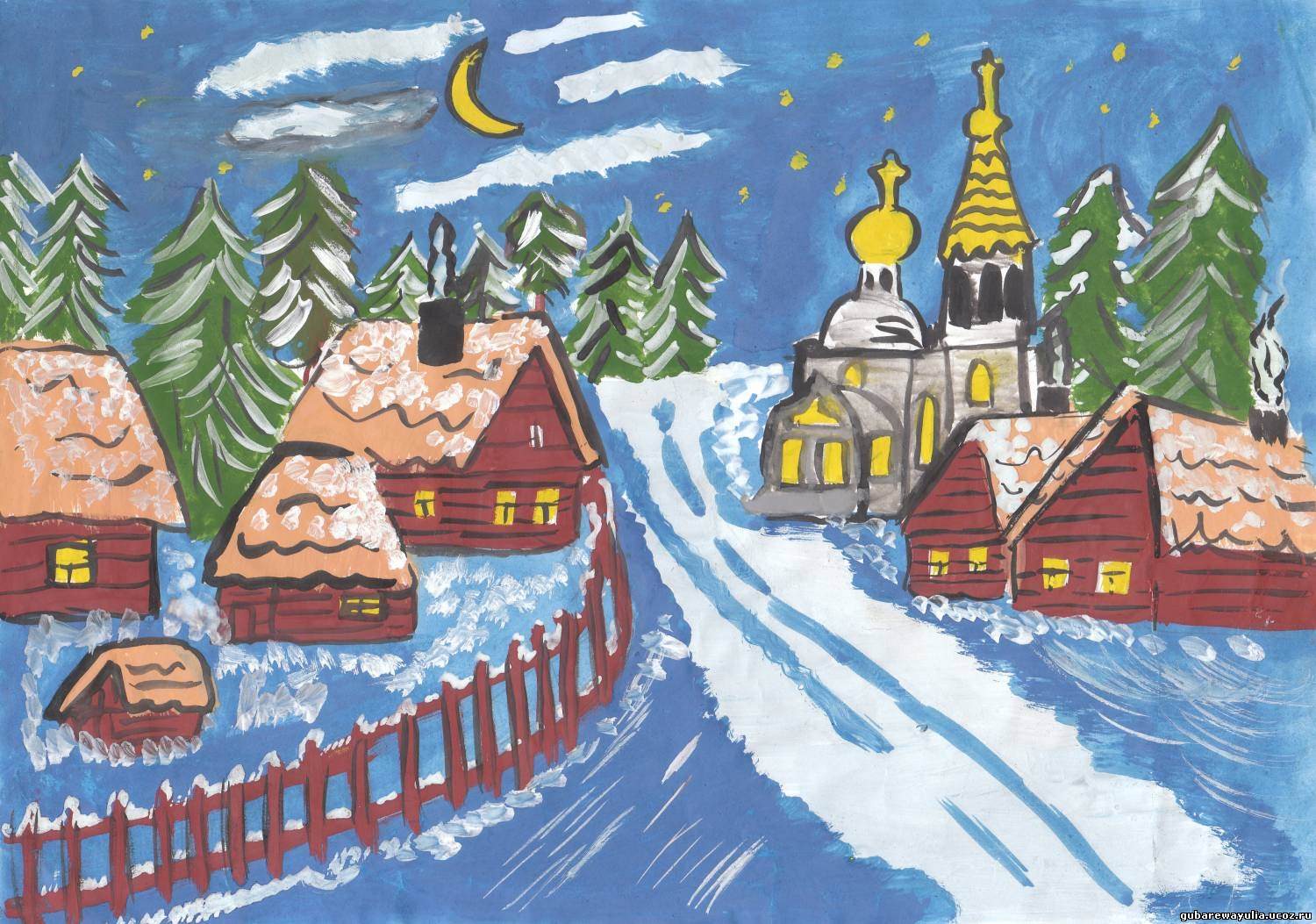 Картинка встреча зимы. Зимние рисунки. Рисунок на зимнюю тему. Зимний пейзаж детский рисунок.