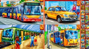 Городской транспорт картинки для детей