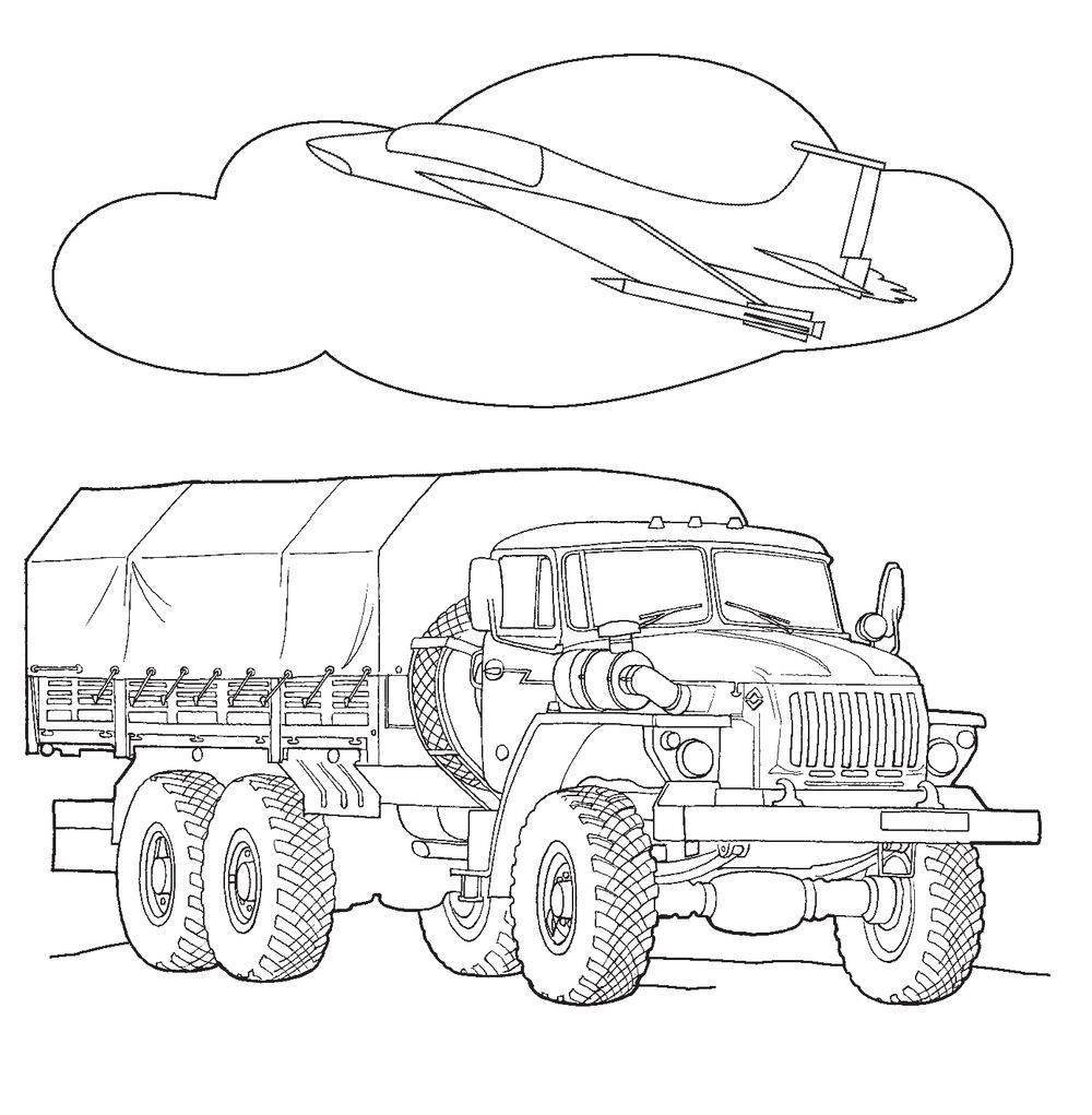 Военная техника картинки рисовать