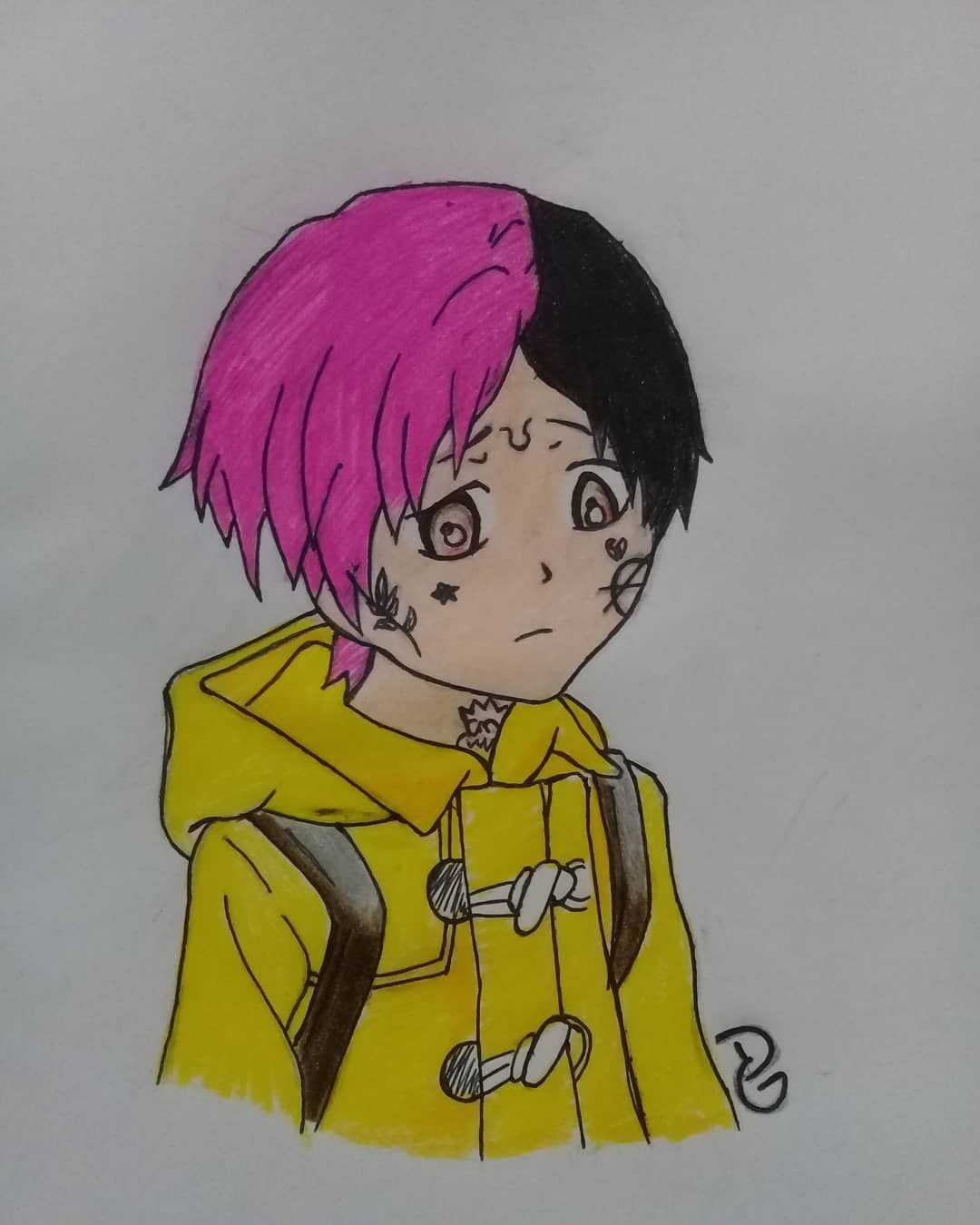 Рисунок lil peep