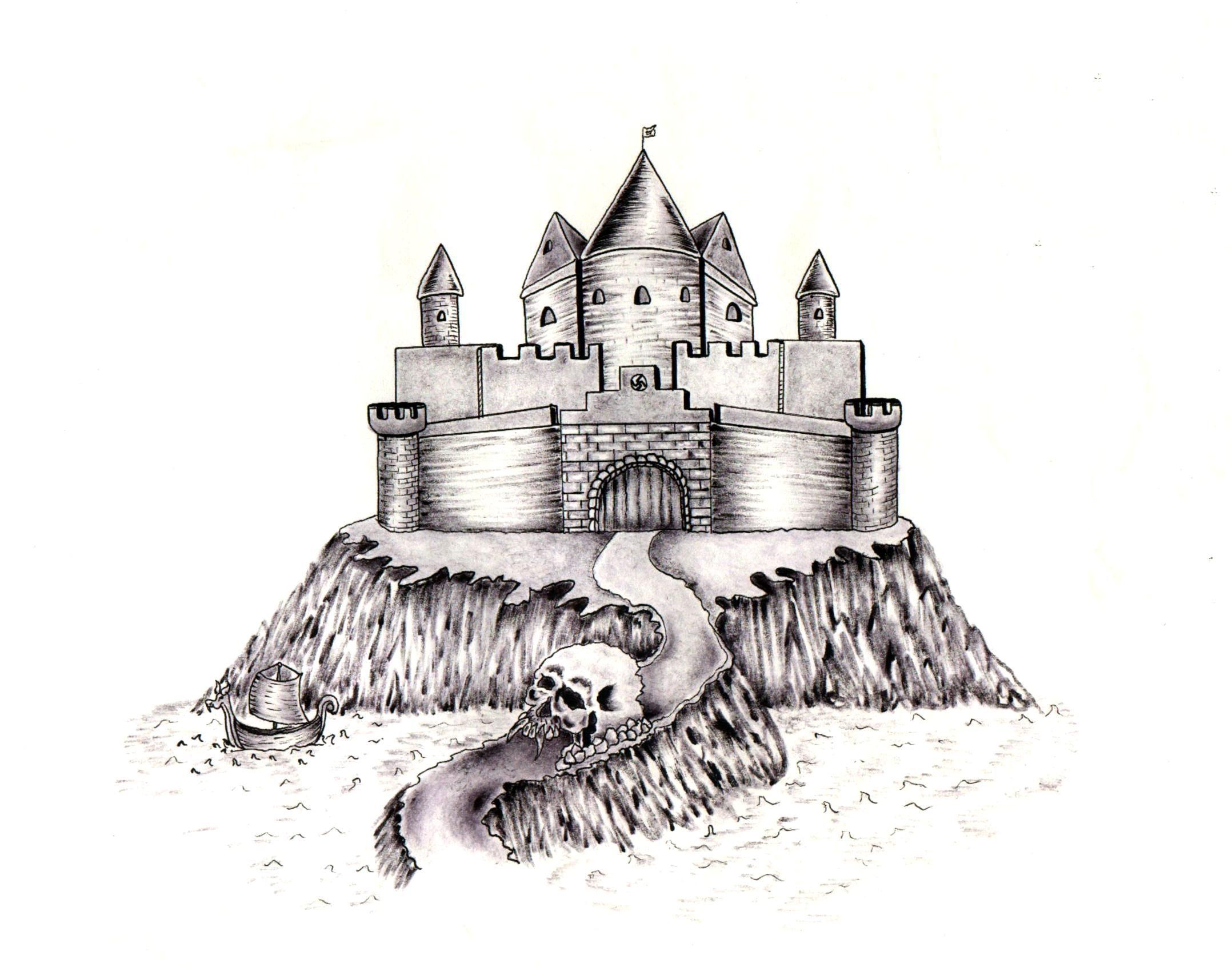 Рисунок старой крепости. Зарисовки крепостей. Замок эскиз. Замок рисунок карандашом. Старинный замок рисунок.