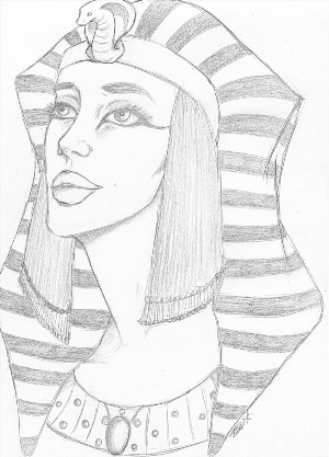Фараон для срисовки