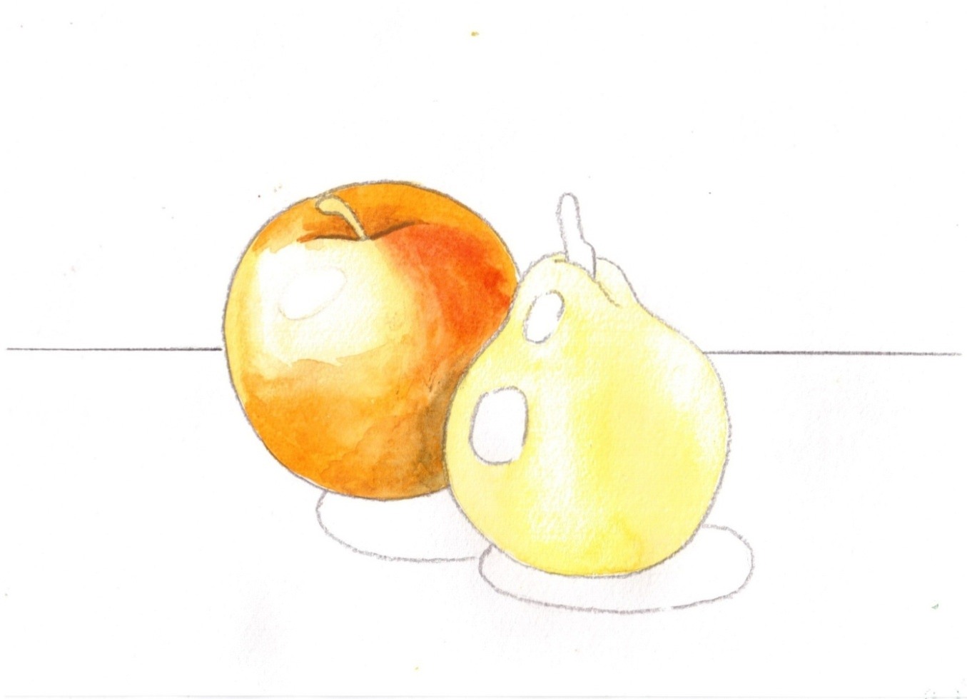 Изо 3 класс рисуем натюрморт. Натюрморт с фруктами рисунок. Рисование натюрморта яблоко груша. Рисование с натуры фрукты. Поэтапное рисование натюрморта для детей.