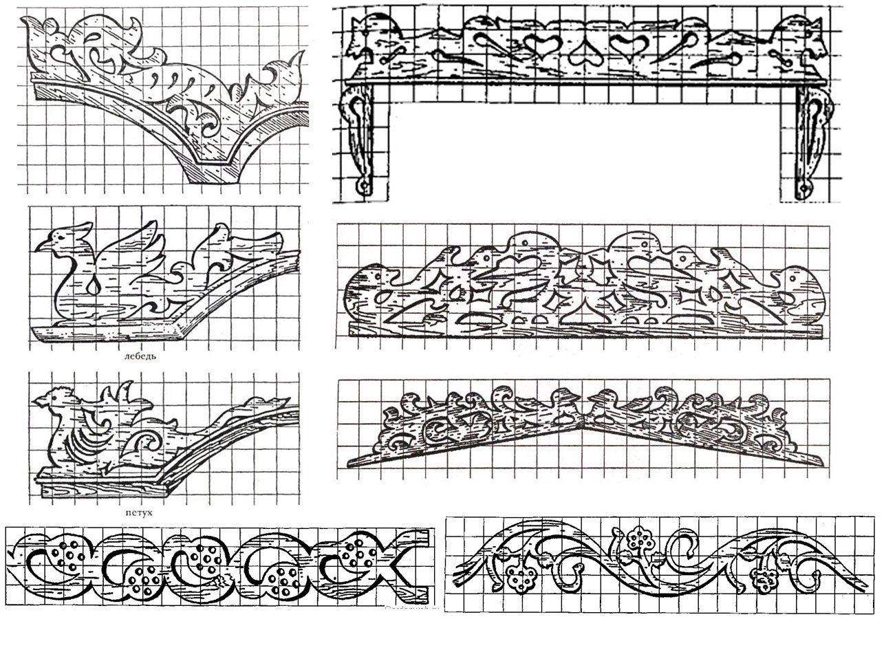 Резьба по дереву эскизы шаблоны