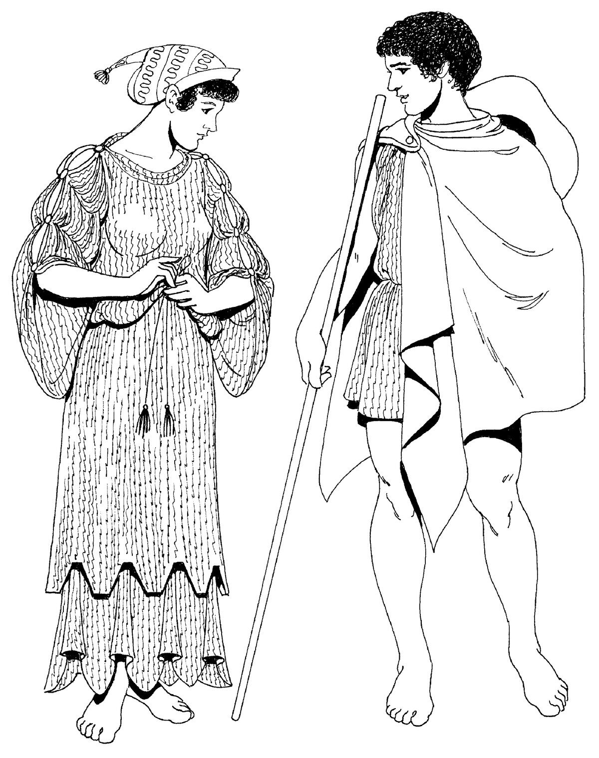 Экзомис одежда древней Греции