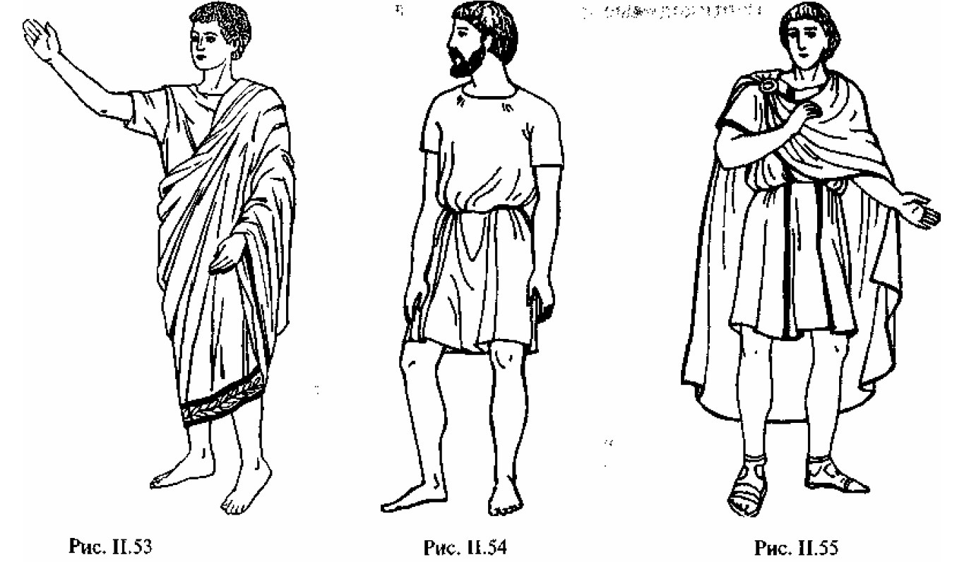 Одежда древней греции рисунок