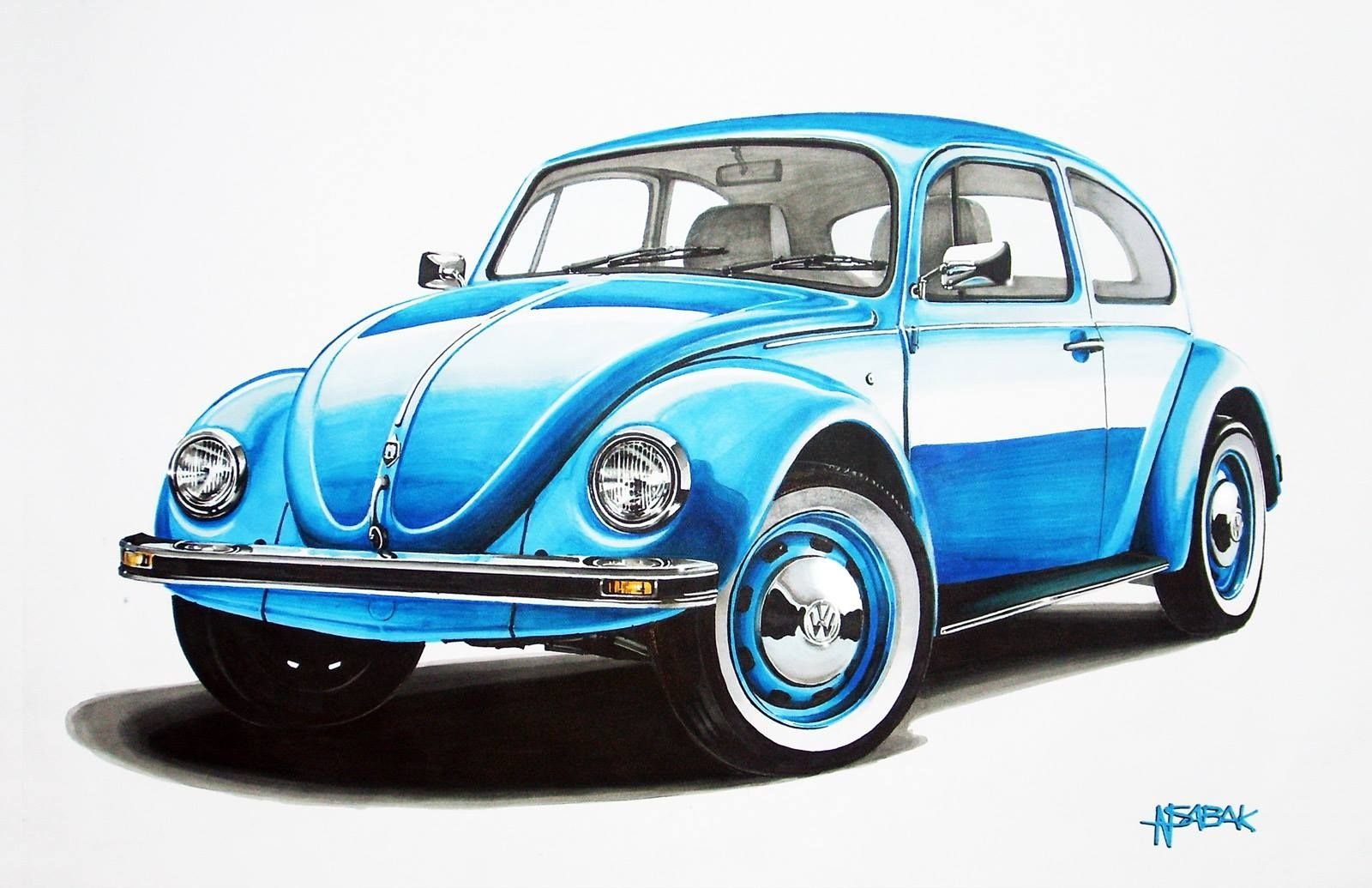 VW Beetle vector