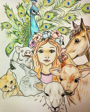 Рисунки на тему любовь к животным
