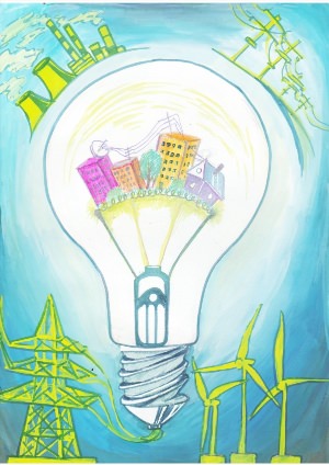 Детские рисунки на тему энергосбережение