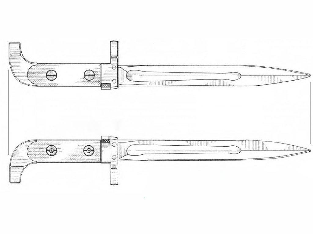Рисунок нож штык нож