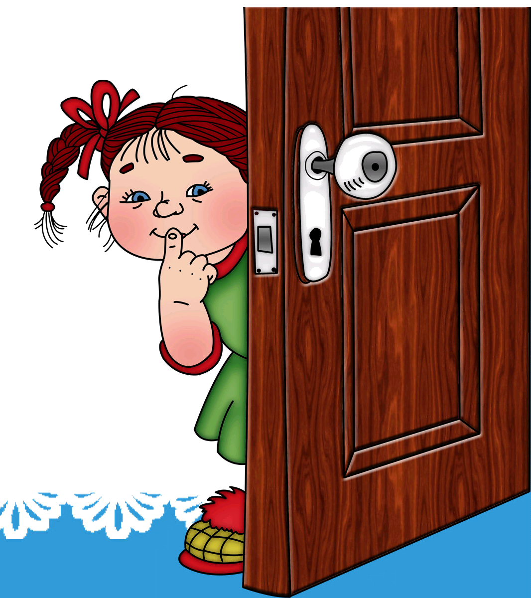 Вдруг наша дверь. Дверь рисунок. Дверь для детей. Мальчик выглядывает из за двери. Дверь мультяшный.