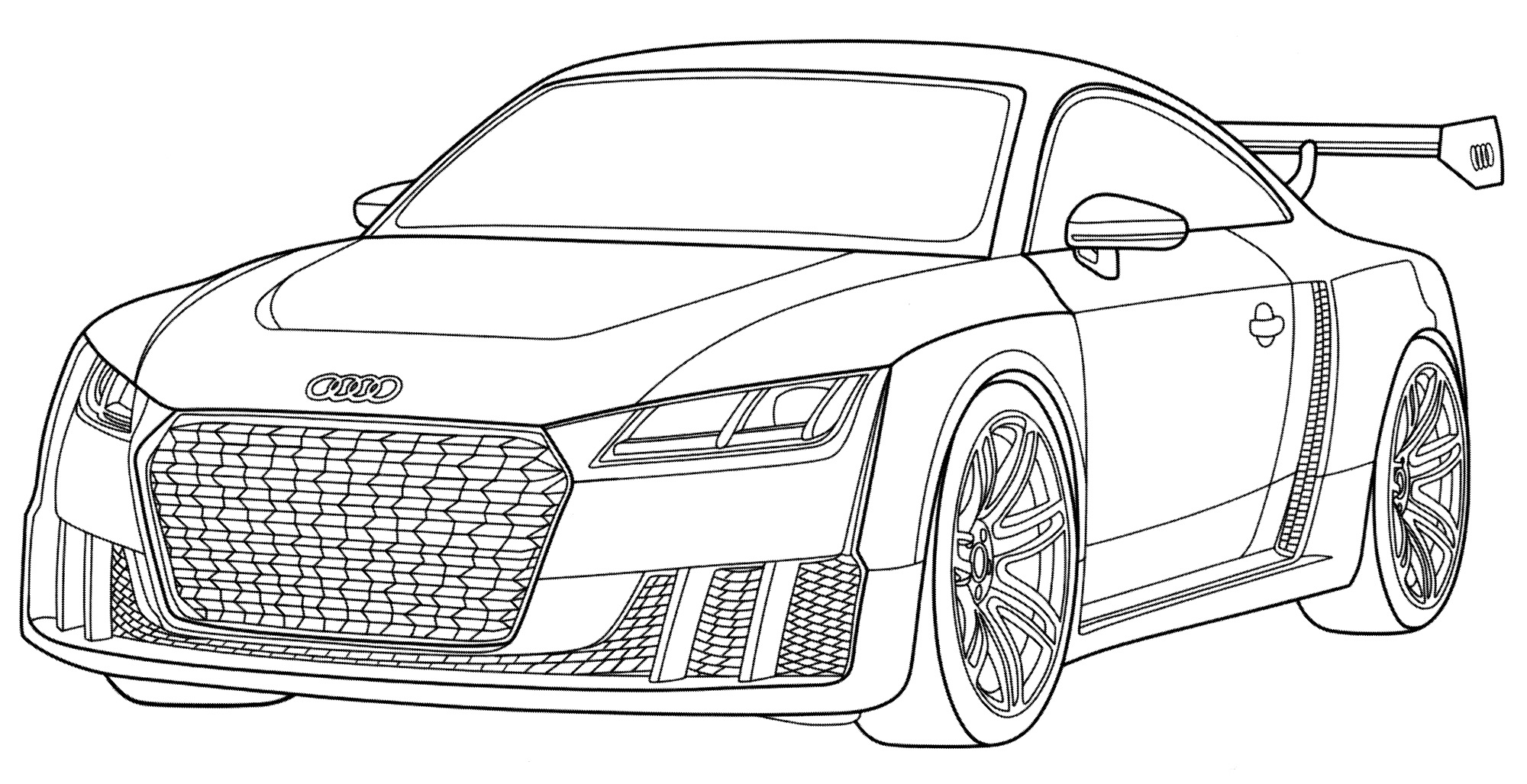 Как нарисовать audi r8